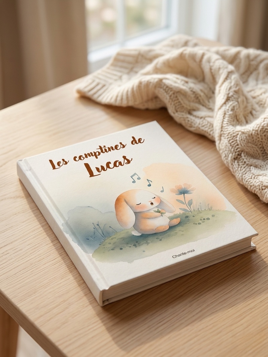 La couverture illustrée à l'aquarelle du livre Chante-moi